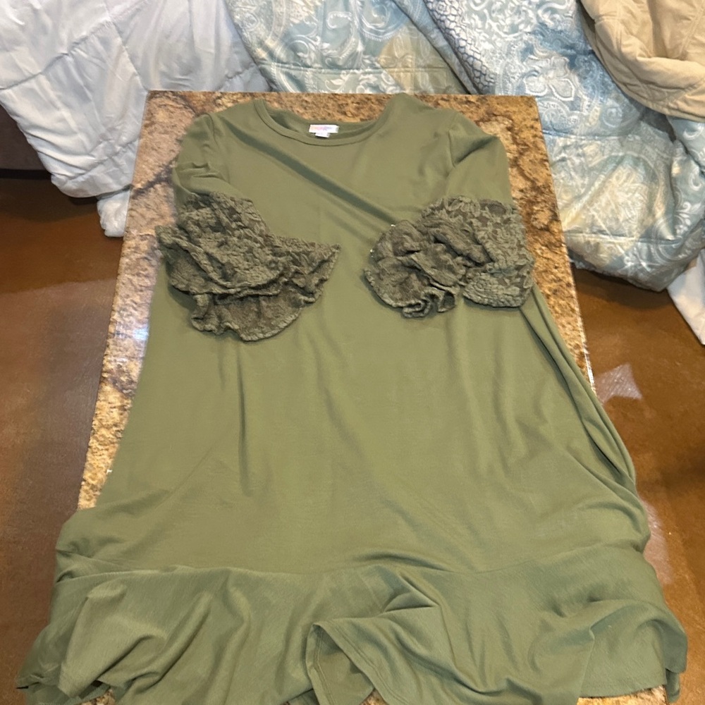 LuLaRoe Olive Green Top